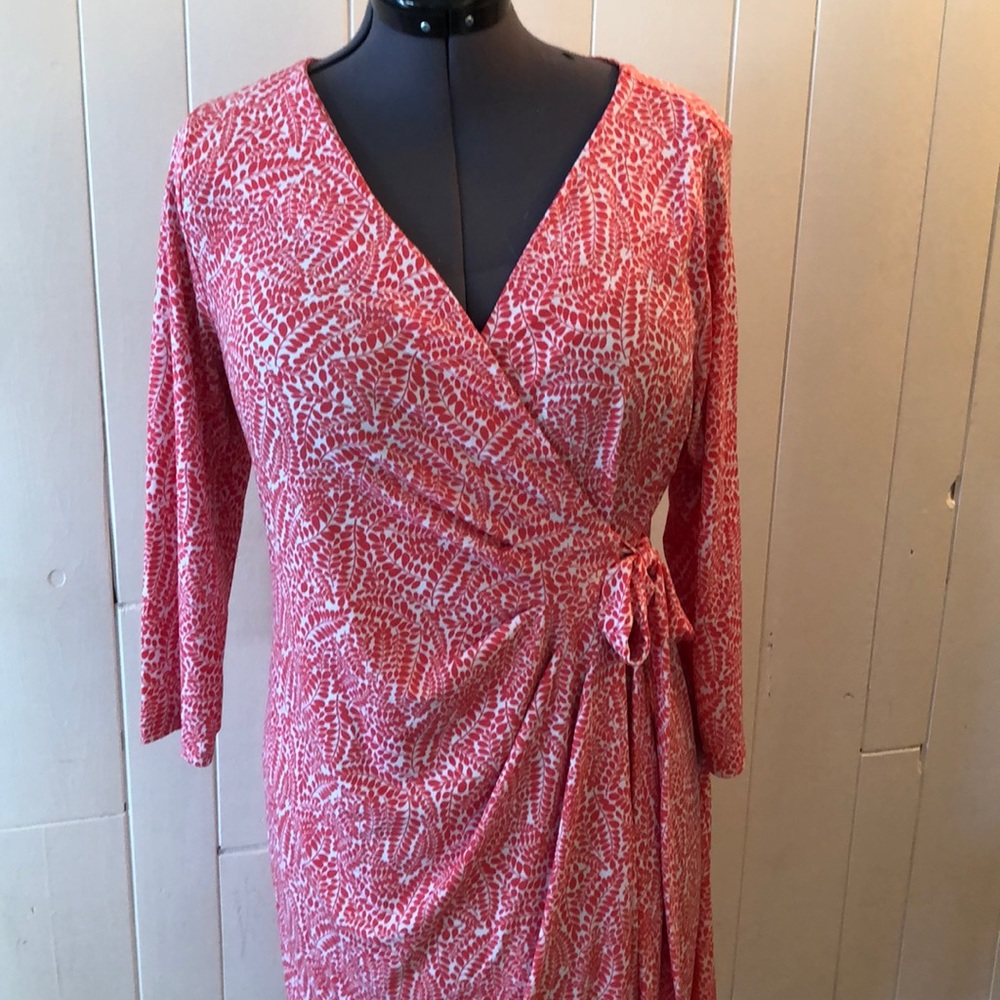 Maternity wrap dress